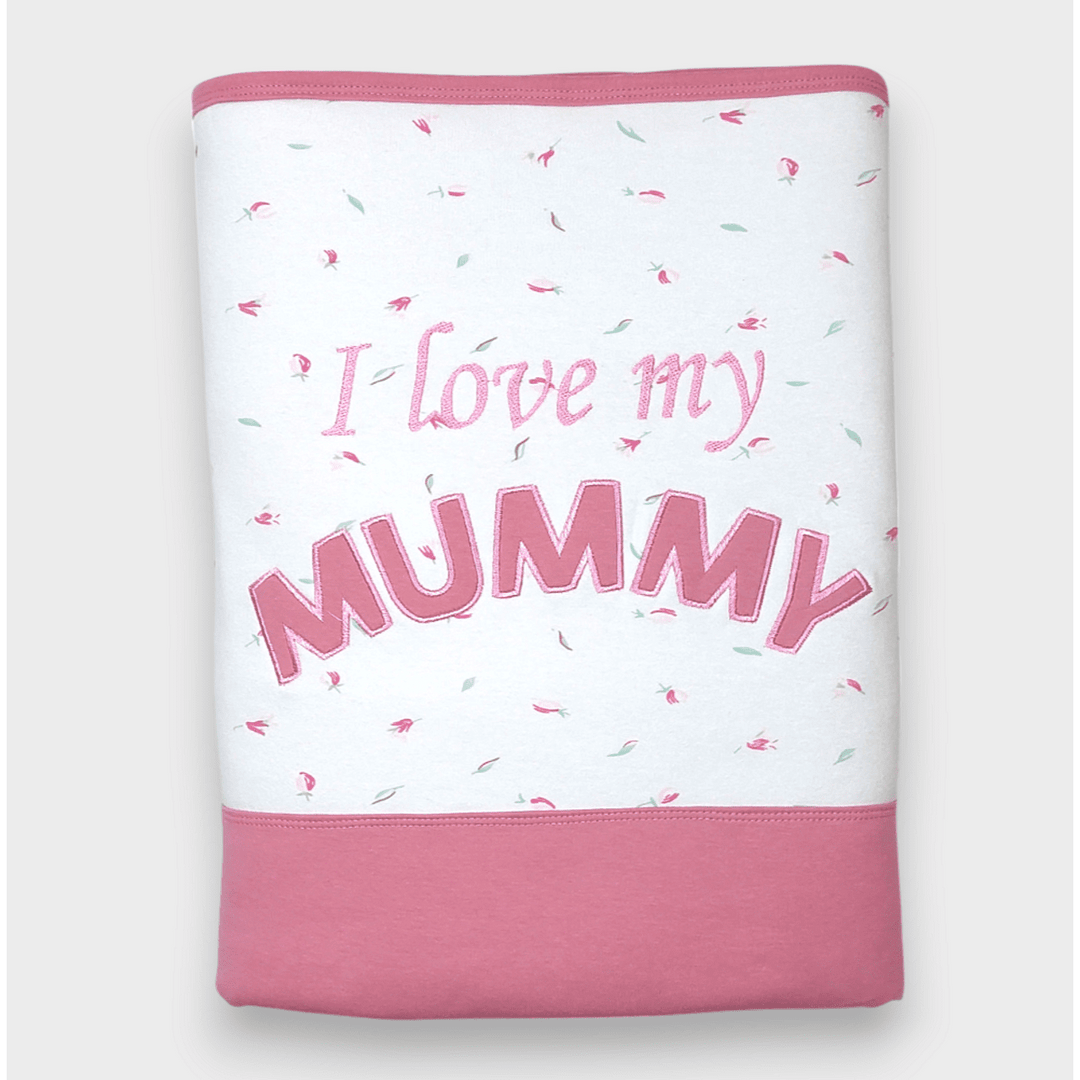 Rainy Бебешка пелена 85х85 см. I love my mummy