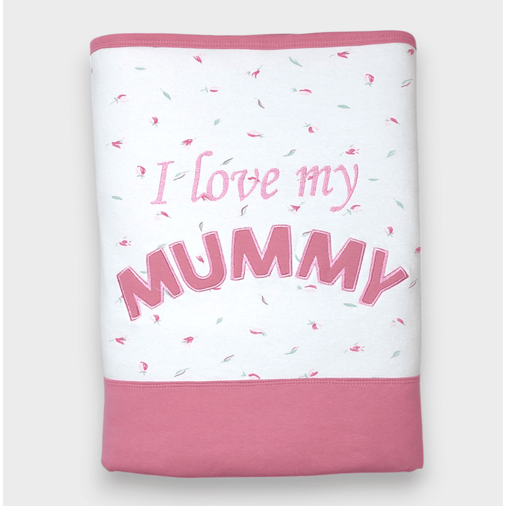Rainy Бебешка пелена 85х85 см. I love my mummy