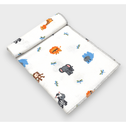 Rainy Бебешка пелена бархетна 80х35 см. Маймунка и приятели