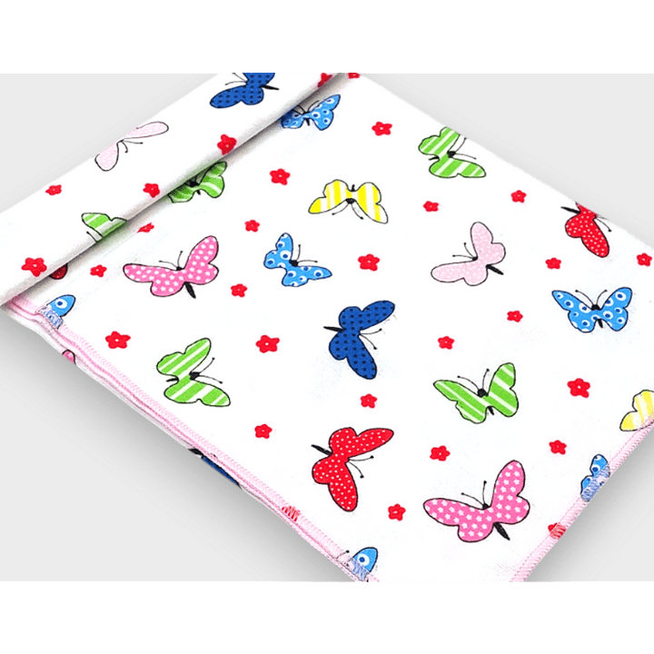 Rainy Бебешка пелена бархетна 80х35 см. Шарени пеперуди