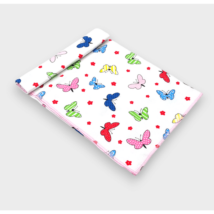 Rainy Бебешка пелена бархетна 80х35 см. Шарени пеперуди