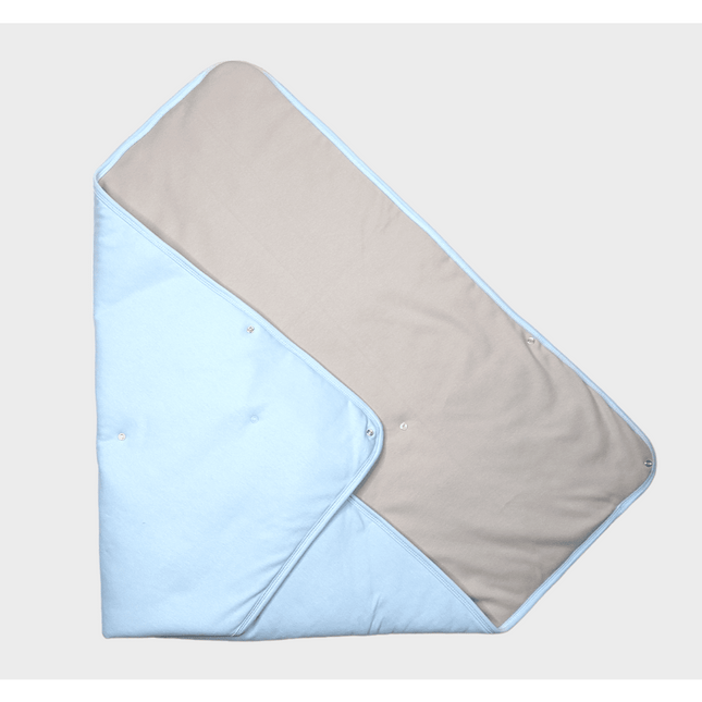 Rainy Бебешка пелена Мече с балони син 85х85 см.