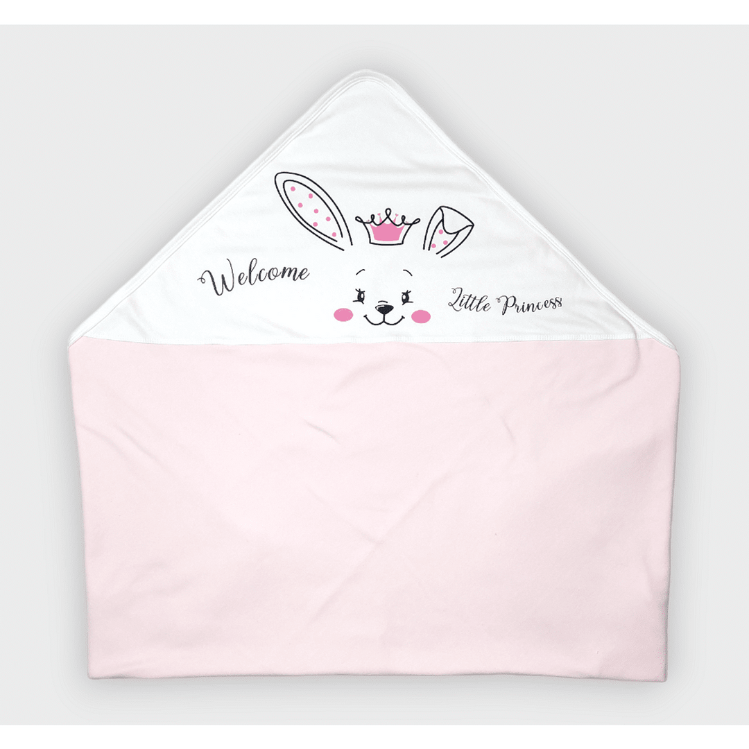 Rainy Бебешка пелена Welcome little princess 85х85 см.