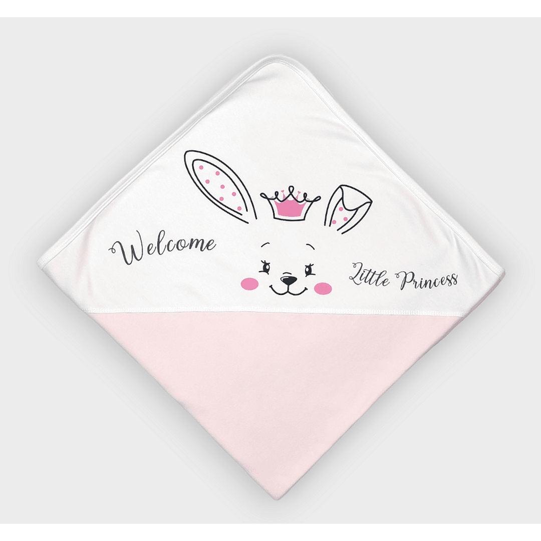 Rainy Бебешка пелена Welcome little princess 85х85 см.