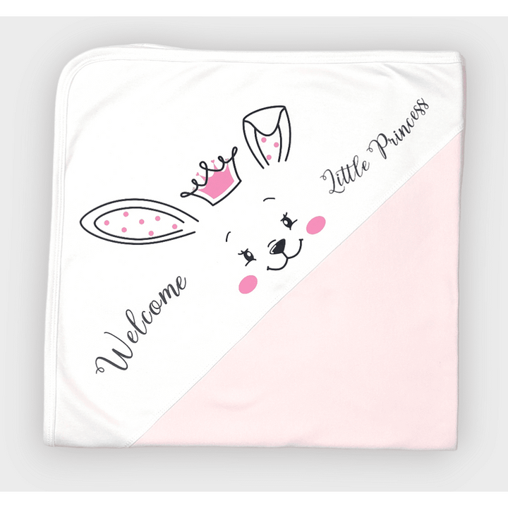 Rainy Бебешка пелена Welcome little princess 85х85 см.