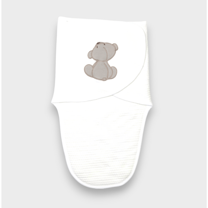 Rainy Бебешка пелена за новородено Прегърни ме Мече със звезди