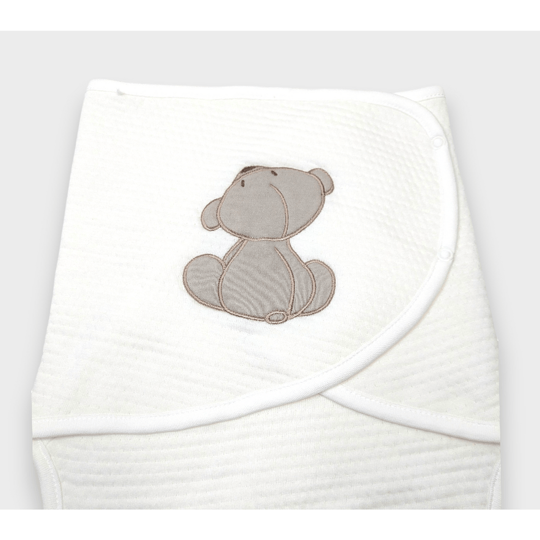 Rainy Бебешка пелена за новородено Прегърни ме Мече със звезди