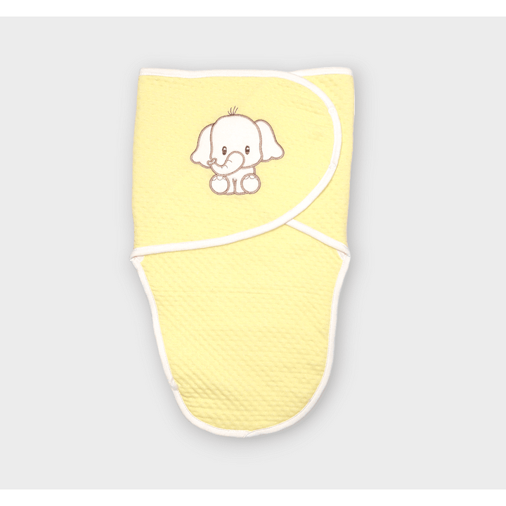 Rainy Бебешка пелена за новородено Прегърни ме Слонче жълт
