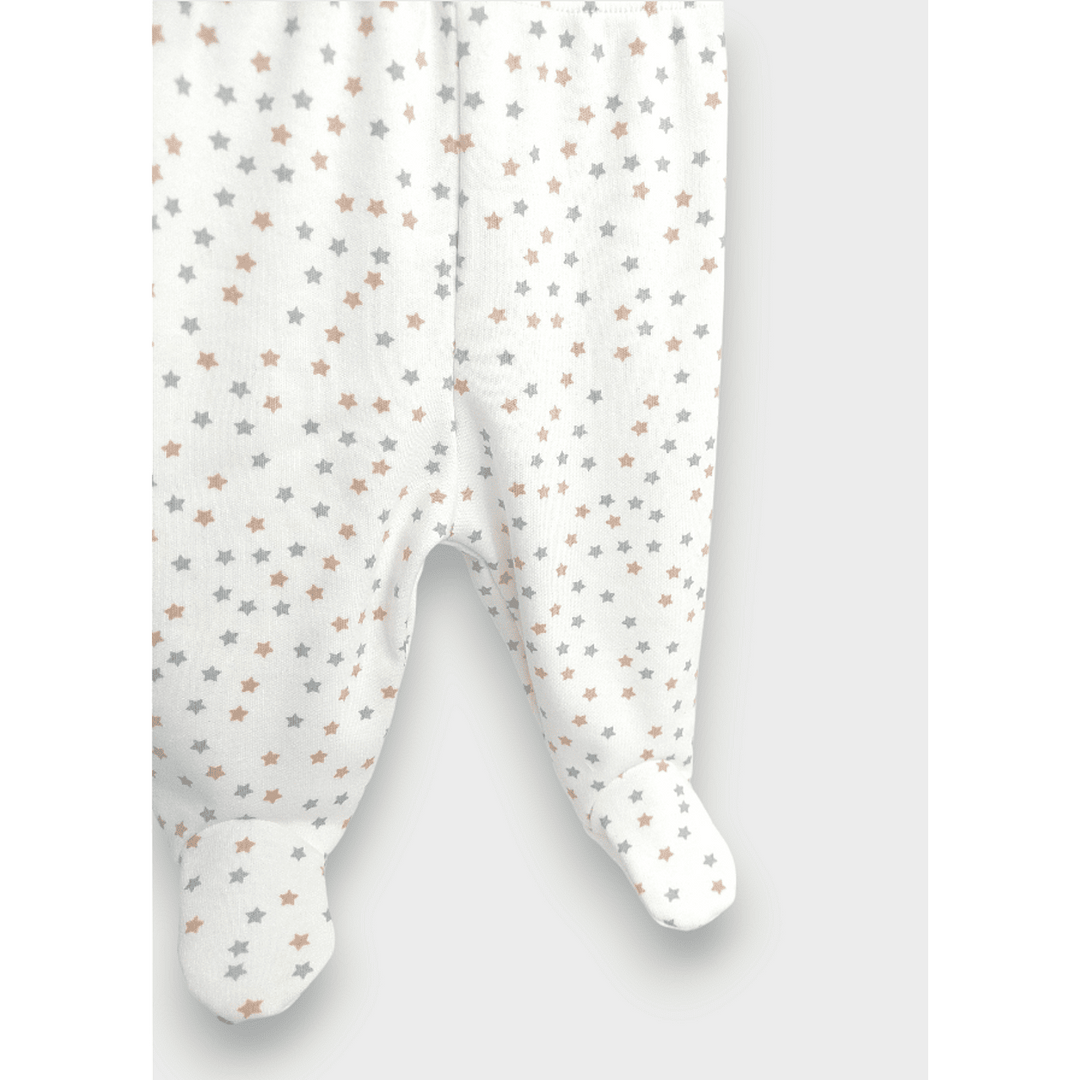 Rainy Бебешка ританка 48 - 68 см. Сиви и бежови звезди