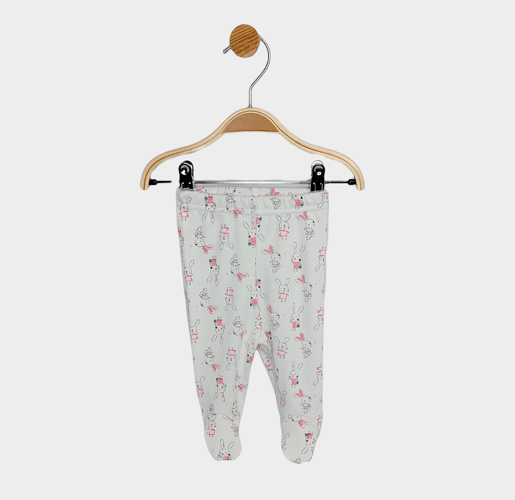 Rainy Бебешка ританка 48 - 74см. Розови Зайчета