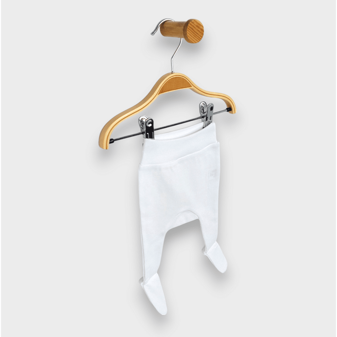 Rainy Бебешка ританка-чорапогащник 56-80 см бял