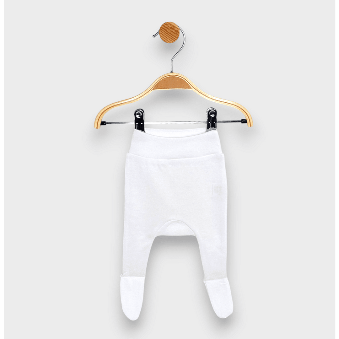 Rainy Бебешка ританка-чорапогащник 56-80 см бял