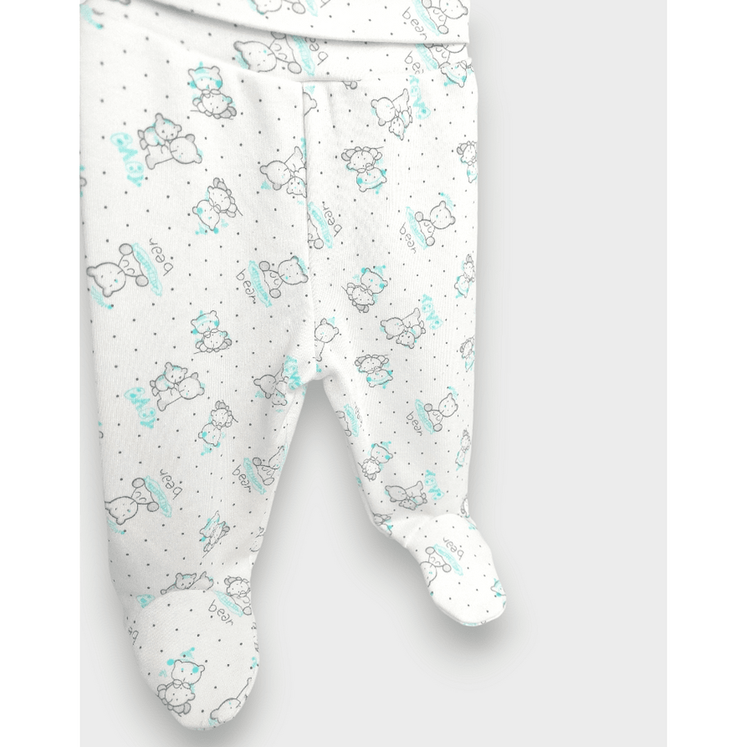 Rainy Бебешка ританка с обърнат колан 48 - 68см. Сиви мечета Baby
