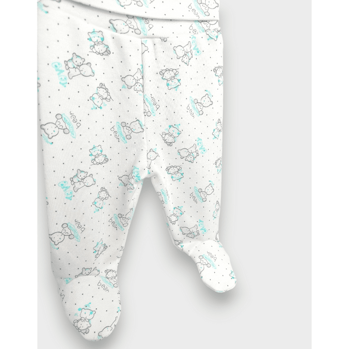 Rainy Бебешка ританка с обърнат колан 48 - 68см. Сиви мечета Baby