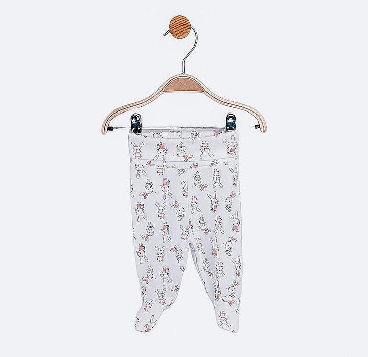 Rainy Бебешка ританка с обърнат колан 48 - 74см. Розови Зайчета