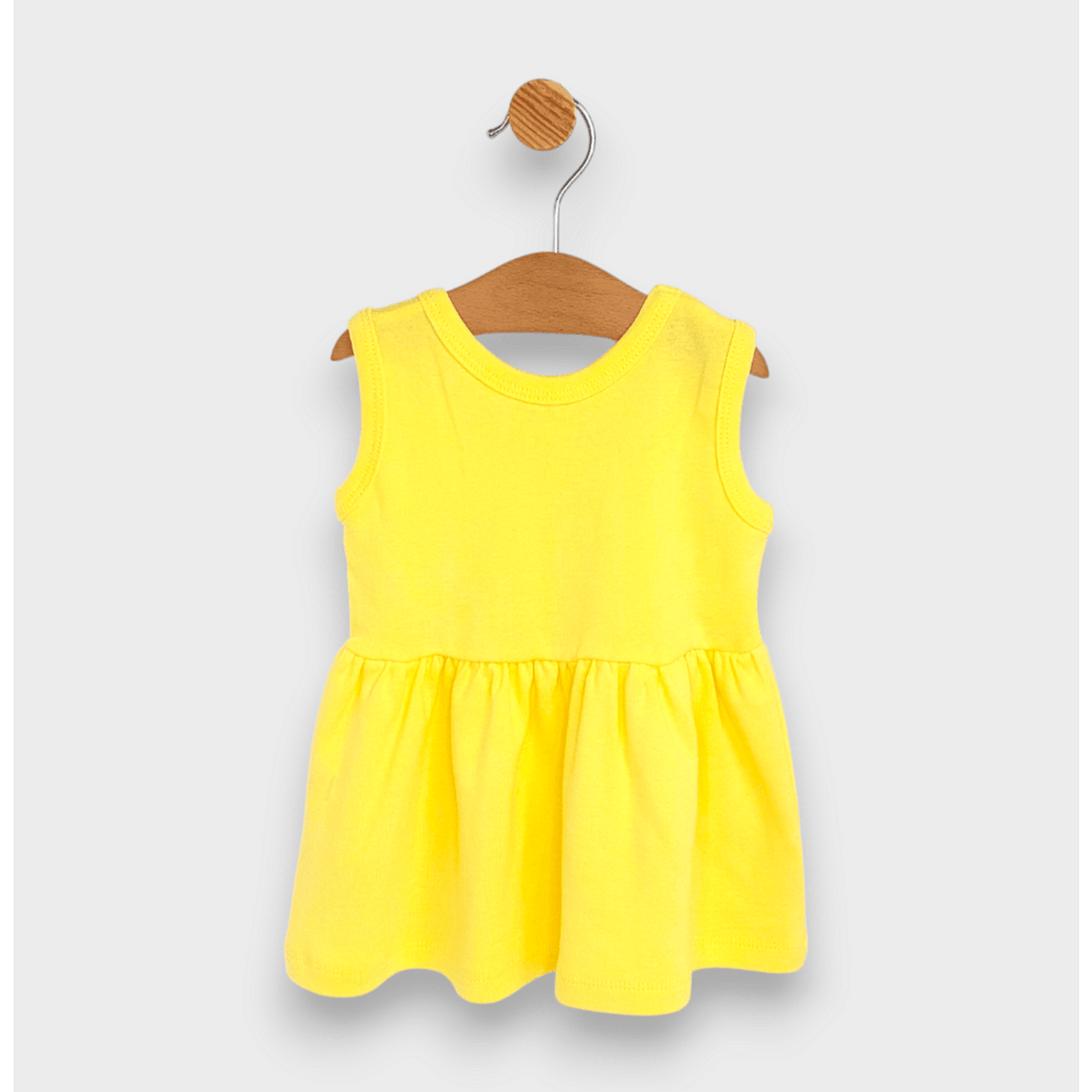 Rainy Бебешка рокля 62 - 92 см. лимон