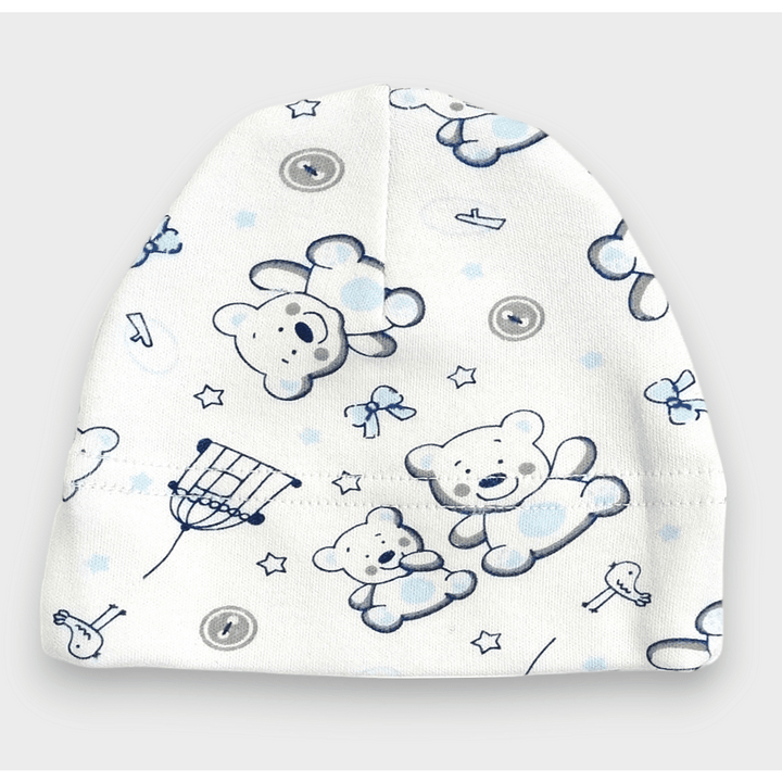 Rainy Бебешка шапка 56 -62 см. Мече син