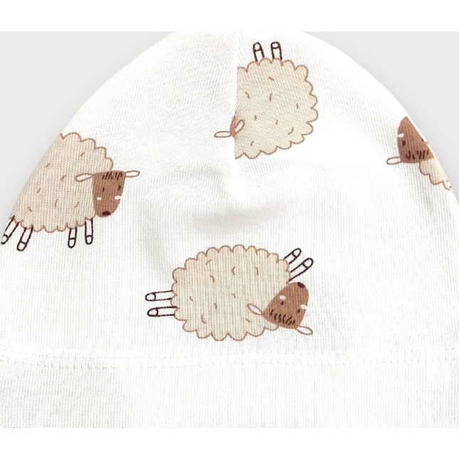 Rainy Бебешка шапка 56см. Beige sheep