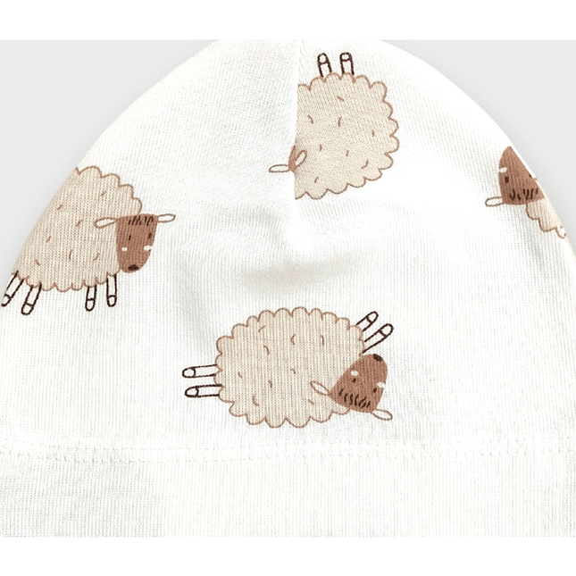 Rainy Бебешка шапка 56см. Beige sheep