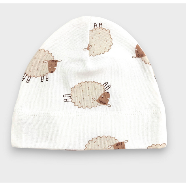 Rainy Бебешка шапка 56см. Beige sheep