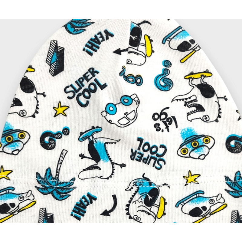 Rainy Бебешка шапка 56см. Let's go Dino