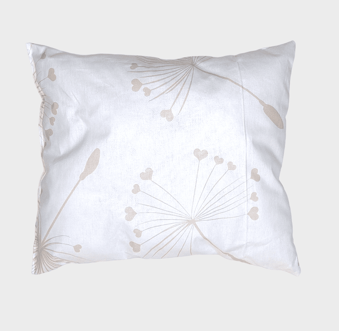 Rainy Бебешка възглавница 30х40 см Бежови глухарчета екрю