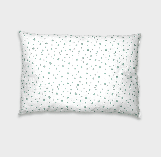 Rainy Бебешка възглавница 30х40 см Мента звезди