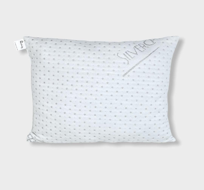 Rainy Бебешка възглавничка Сребърни нишки 40х60 см дишаща материя с цип