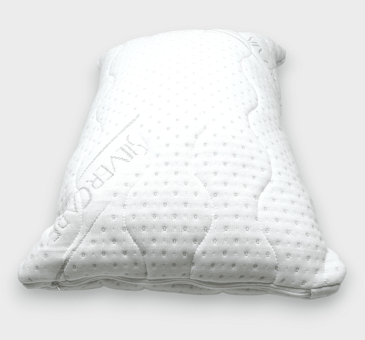 Rainy Бебешка възглавничка Сребърни нишки 30х40 см дишаща материя с цип