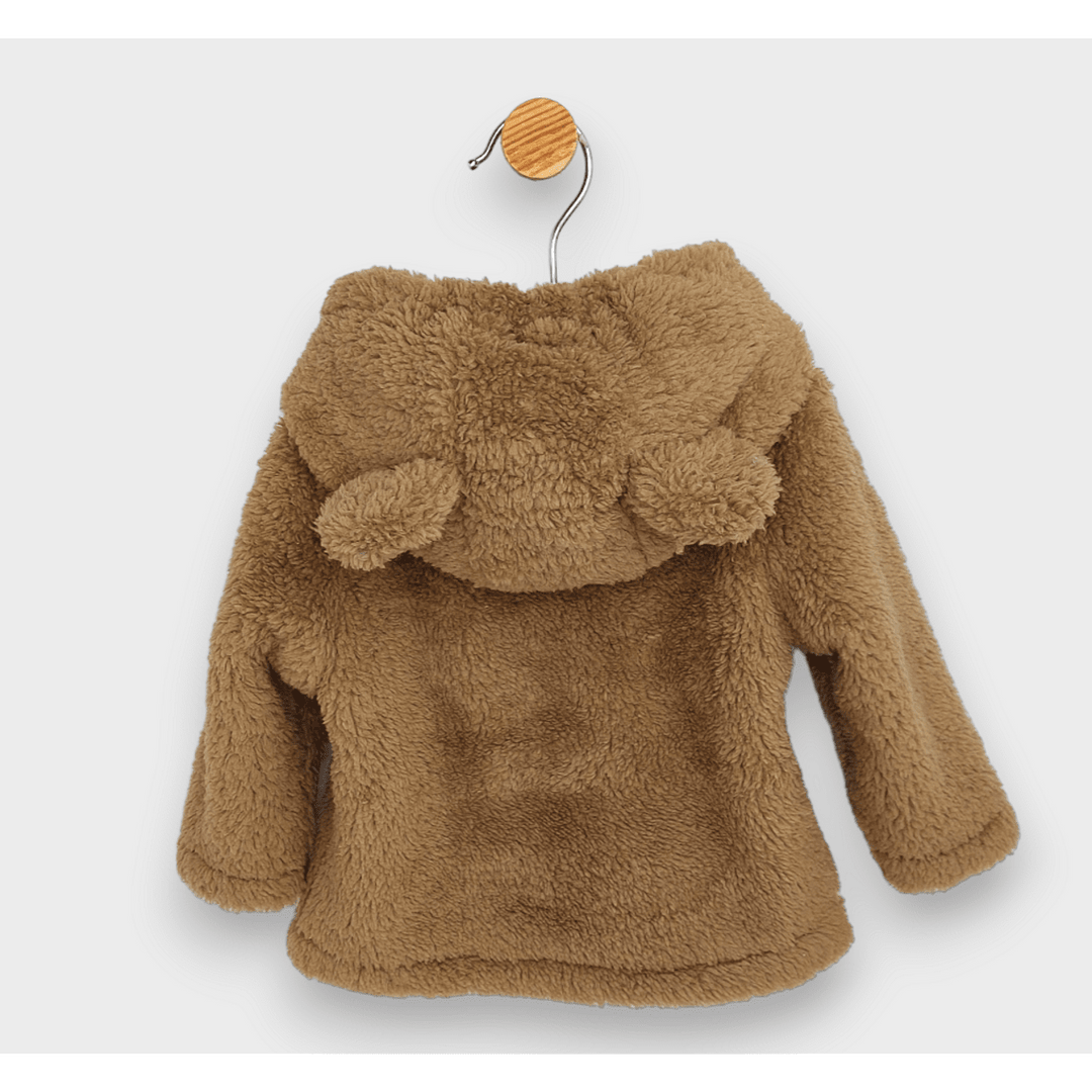 Rainy Бебешка жилетка с качулка Мече 56-86 см. кафяв