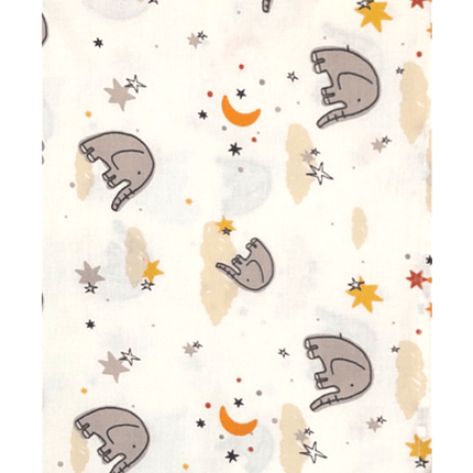 Rainy Бебешки чаршаф 100х170 см. Кафяво слонче