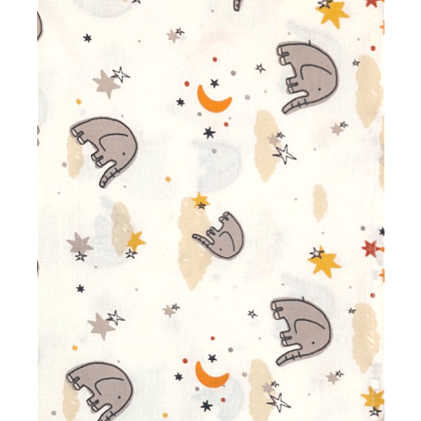 Rainy Бебешки чаршаф 100х170 см. Кафяво слонче