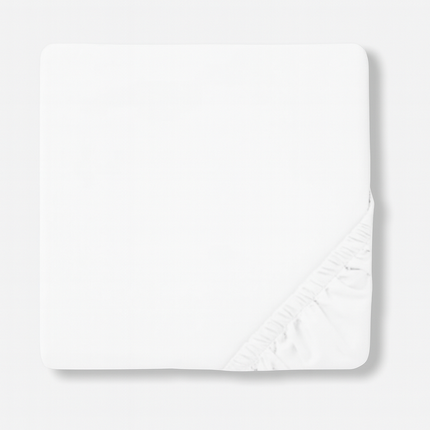 Rainy Бебешки чаршаф за количка с ластик 55/95 см. бял