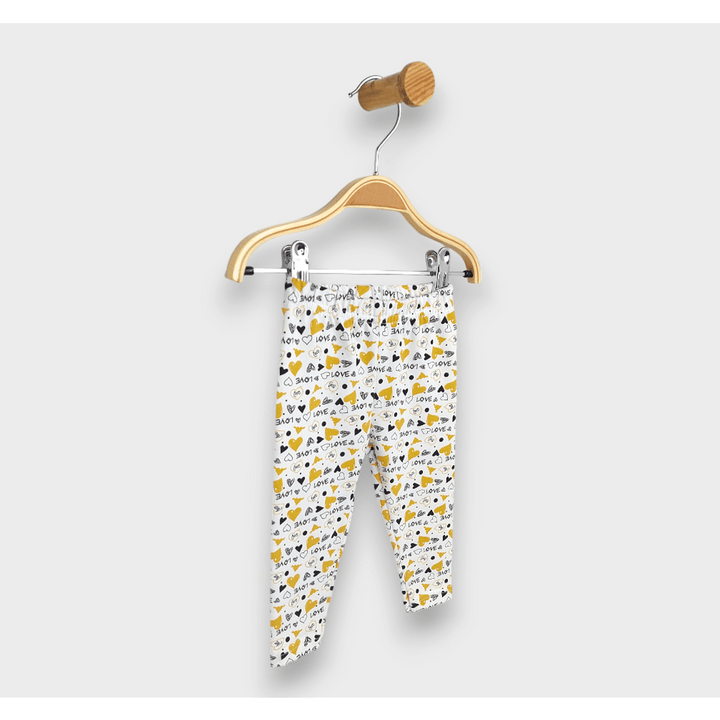 Rainy Бебешки дълъг клин 62-92 см. Жълти сърца