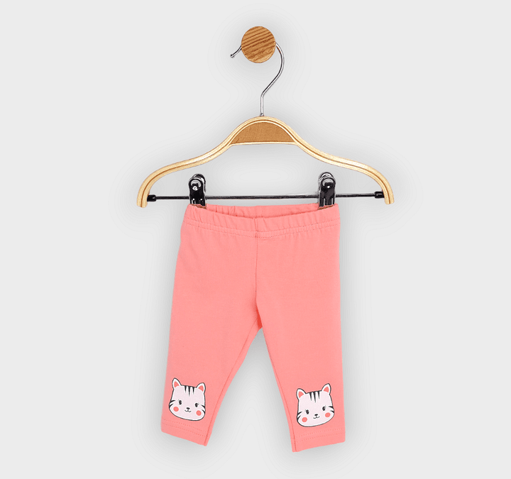 Rainy Бебешки дълъг клин Cute Cat 62-86 см. корал