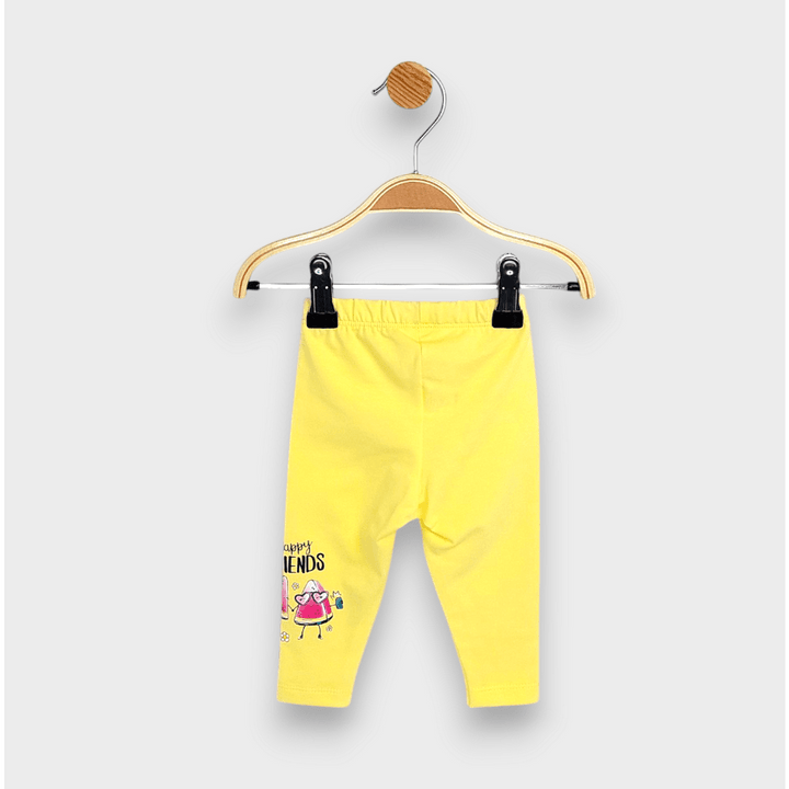 Rainy Бебешки дълъг клин Happy friends 62-92 см. жълт