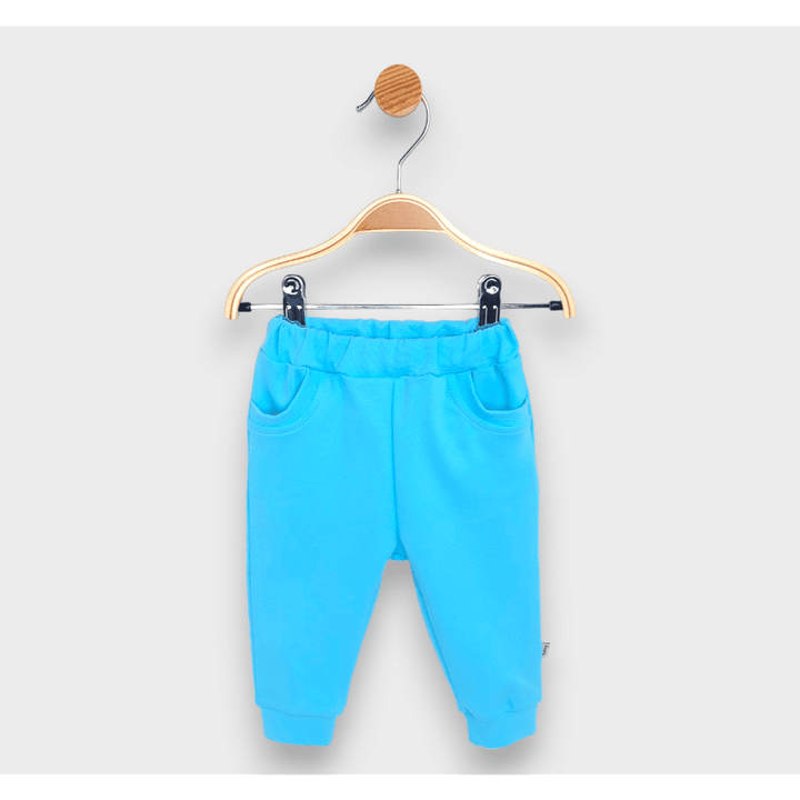 Rainy Бебешки дълъг панталон с джоб 62-92 см. тюркоаз