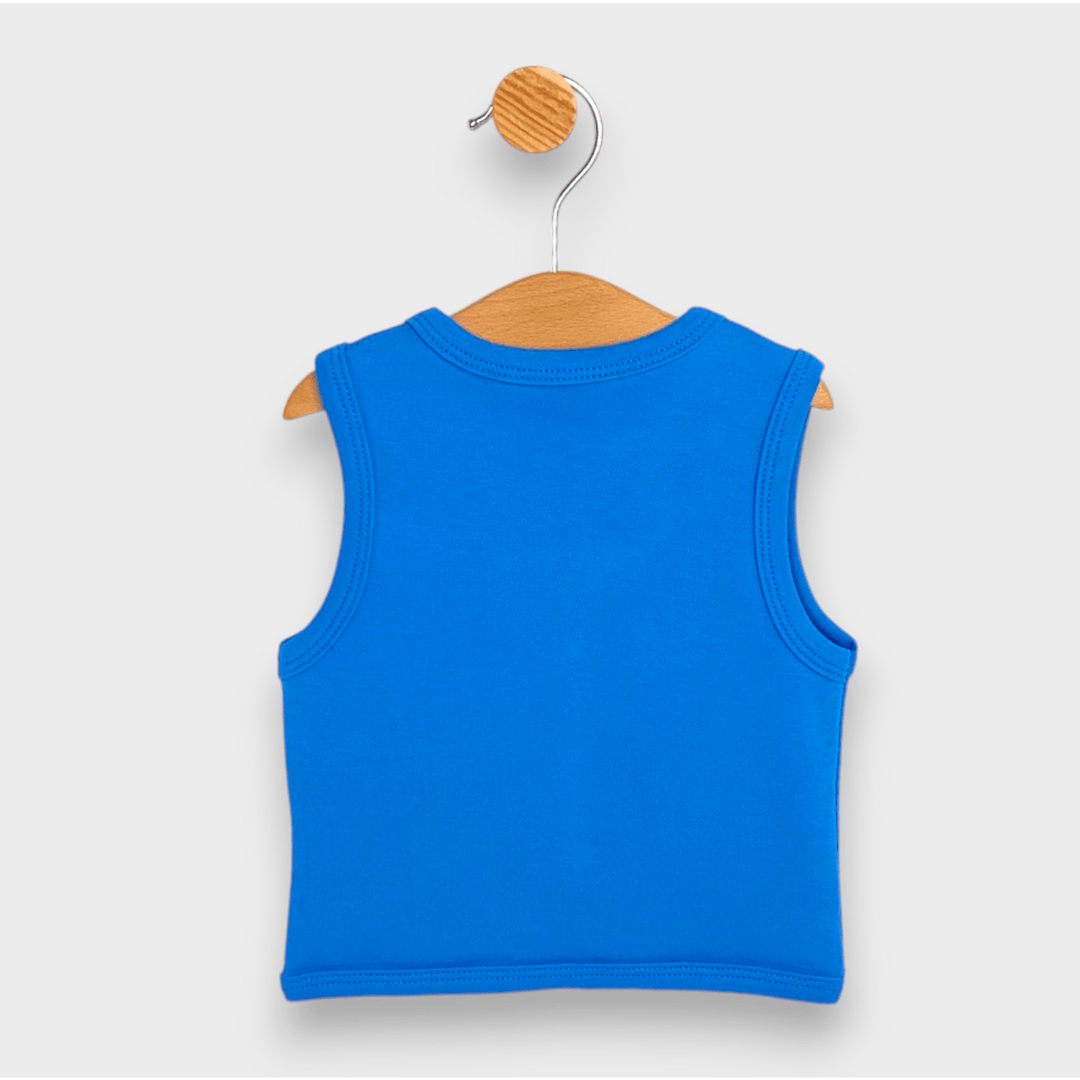 Rainy Бебешки елек 56-80 см. кобалт