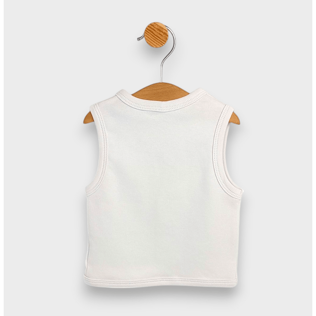 Rainy Бебешки елек 56-80 см. нежно екрю