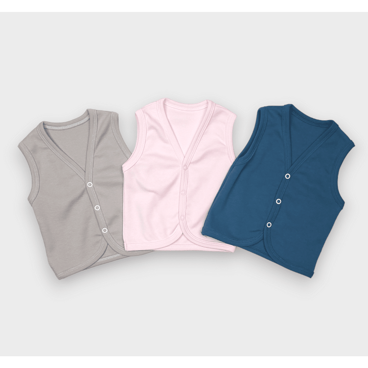 Rainy Бебешки елек 56-86 см. розов