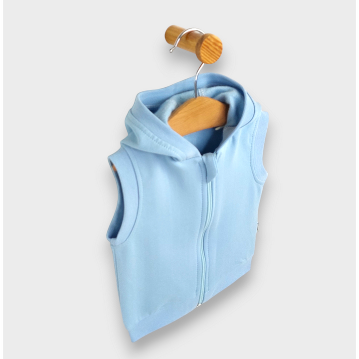 Rainy Бебешки елек с качулка 62-92 см. син