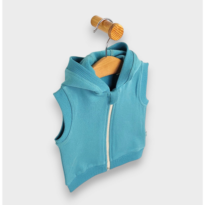 Rainy Бебешки елек с качулка 62-92 см. зелен