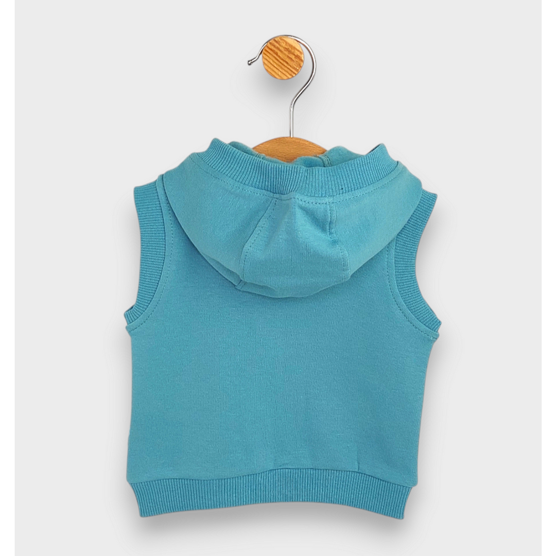 Rainy Бебешки елек с качулка 62-92 см. зелен