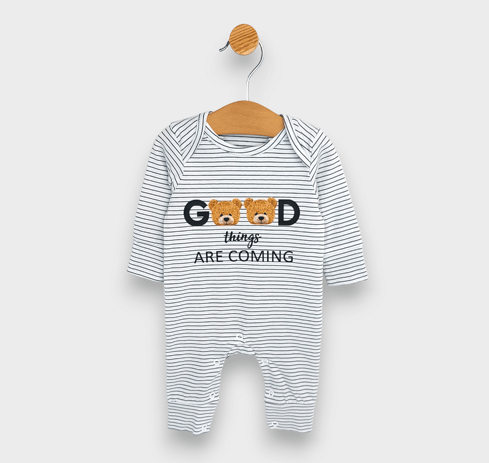 Rainy Бебешки гащеризон Good Bear 56 - 86 см. райе