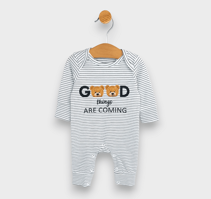 Rainy Бебешки гащеризон Good Bear 56 - 86 см. райе
