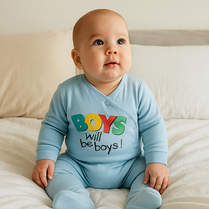 Rainy Бебешки гащеризон Boys 56 - 74 см. син