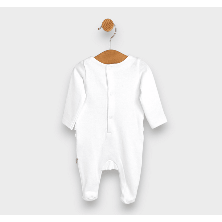 Rainy Premium Бебешки гащеризон Дантела 48 - 62см. бял