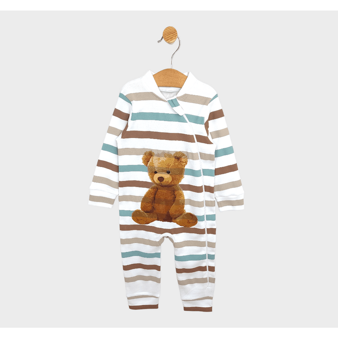 Rainy Бебешки гащеризон Goofy Bear с цип 56 - 86 см.