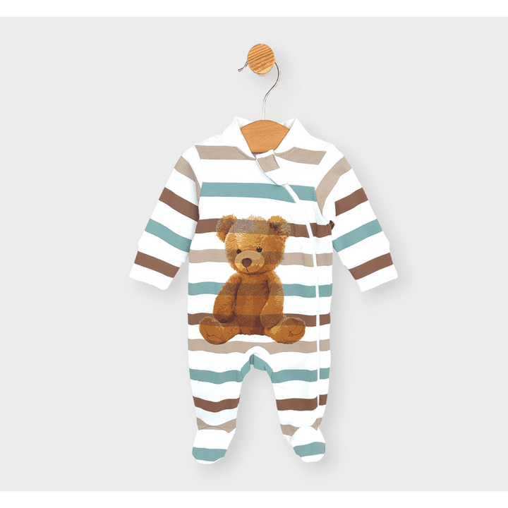 Rainy Бебешки гащеризон Goofy Bear с цип 56 - 86 см.