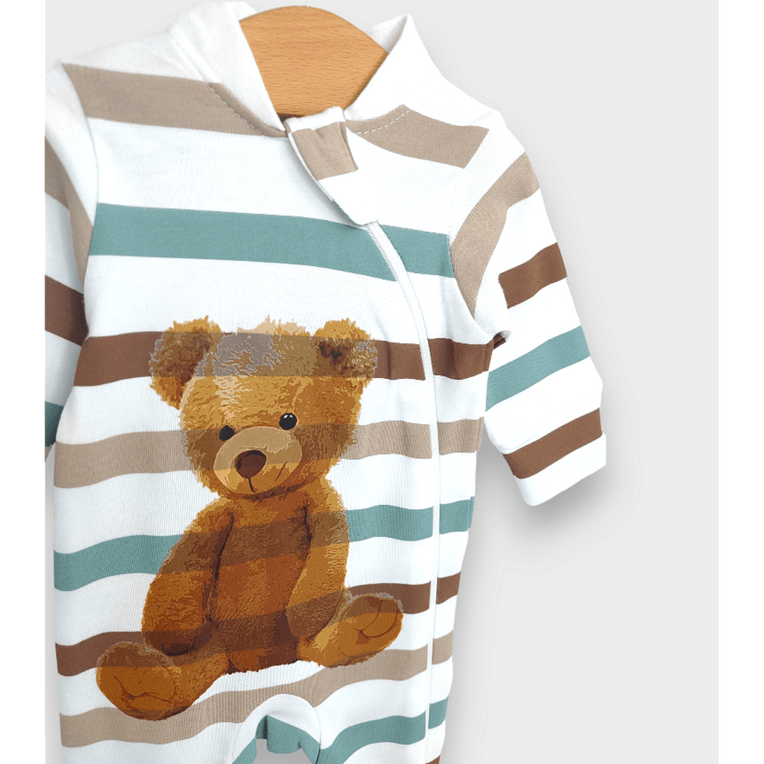 Rainy Бебешки гащеризон Goofy Bear с цип 56 - 86 см.